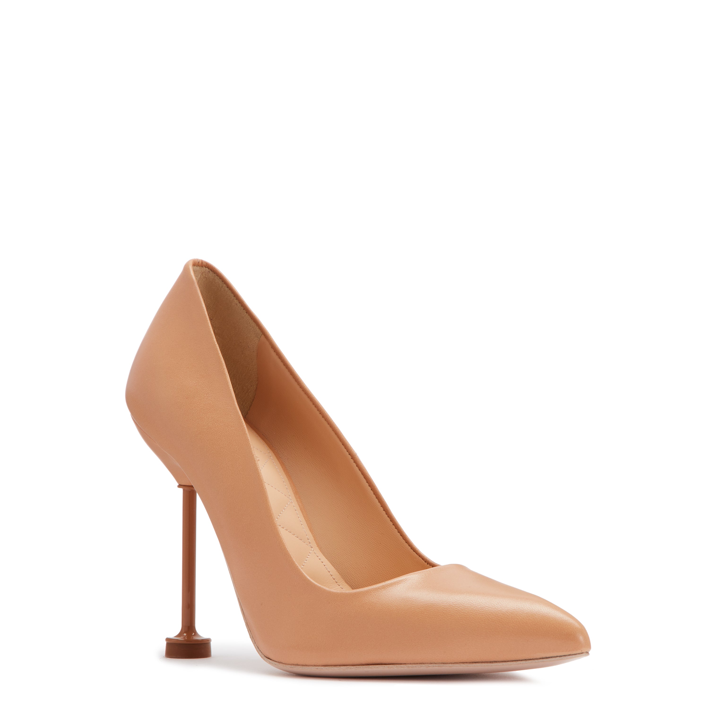 COCO Lamb Nappa Leather Pumps - Nude