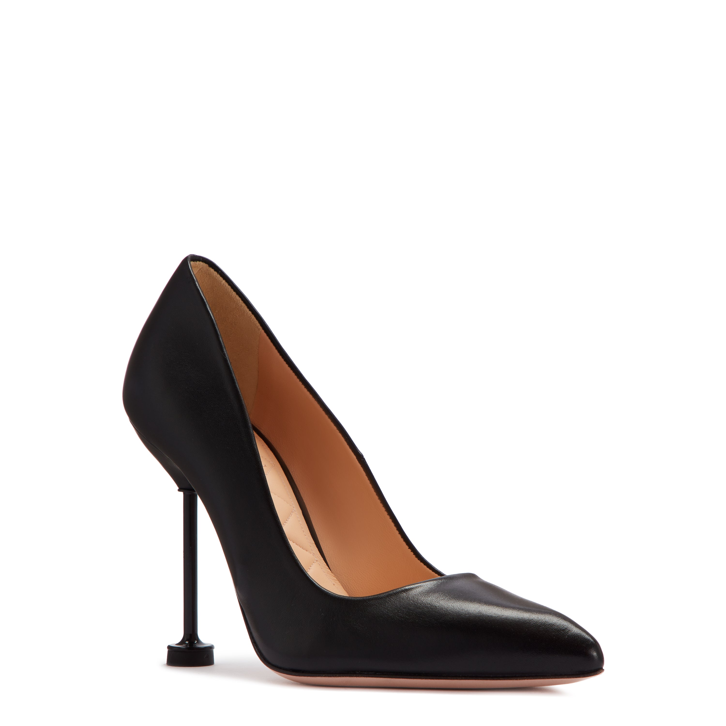 COCO Lamb Nappa Leather Pumps - Black