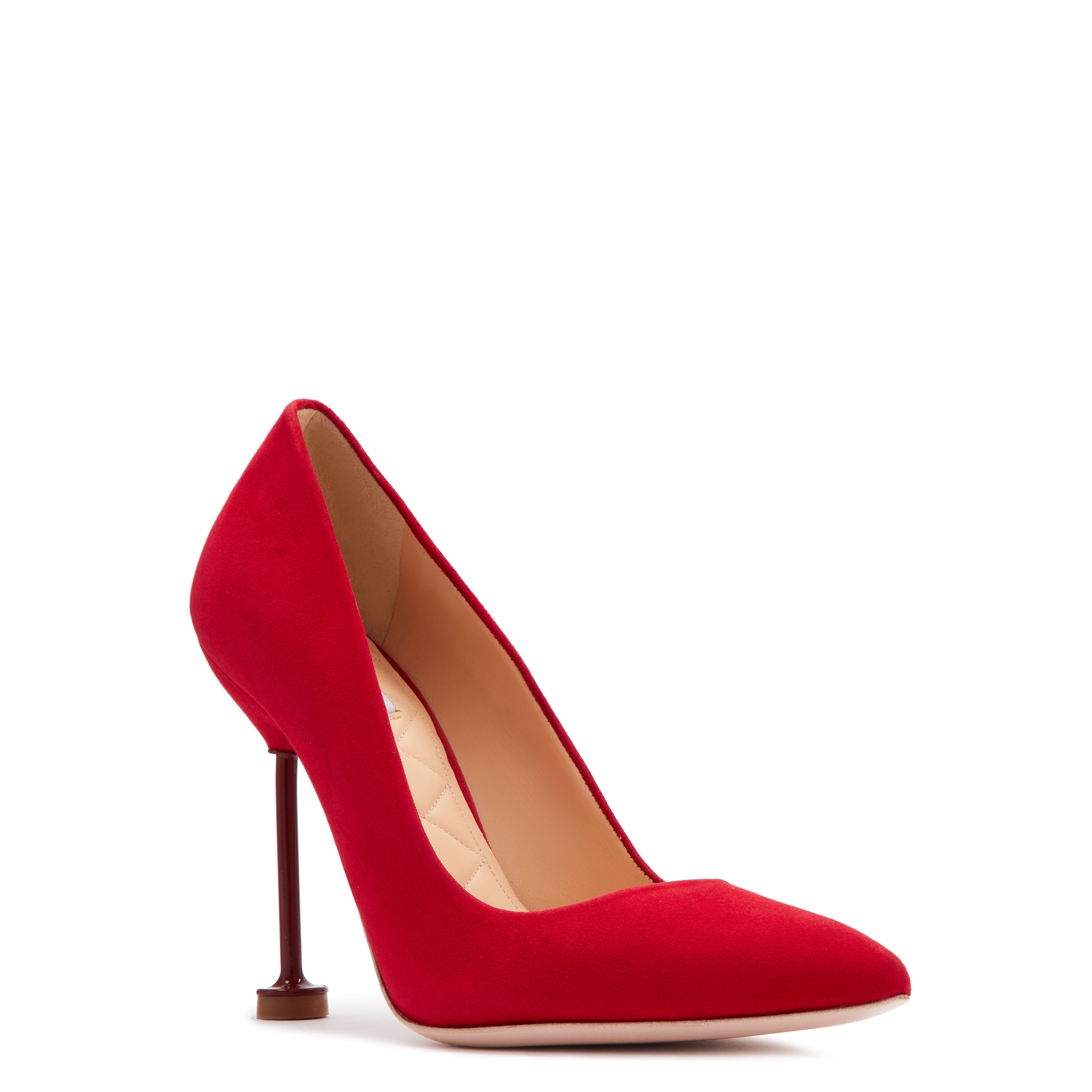 COCO Suede Pumps - Berry