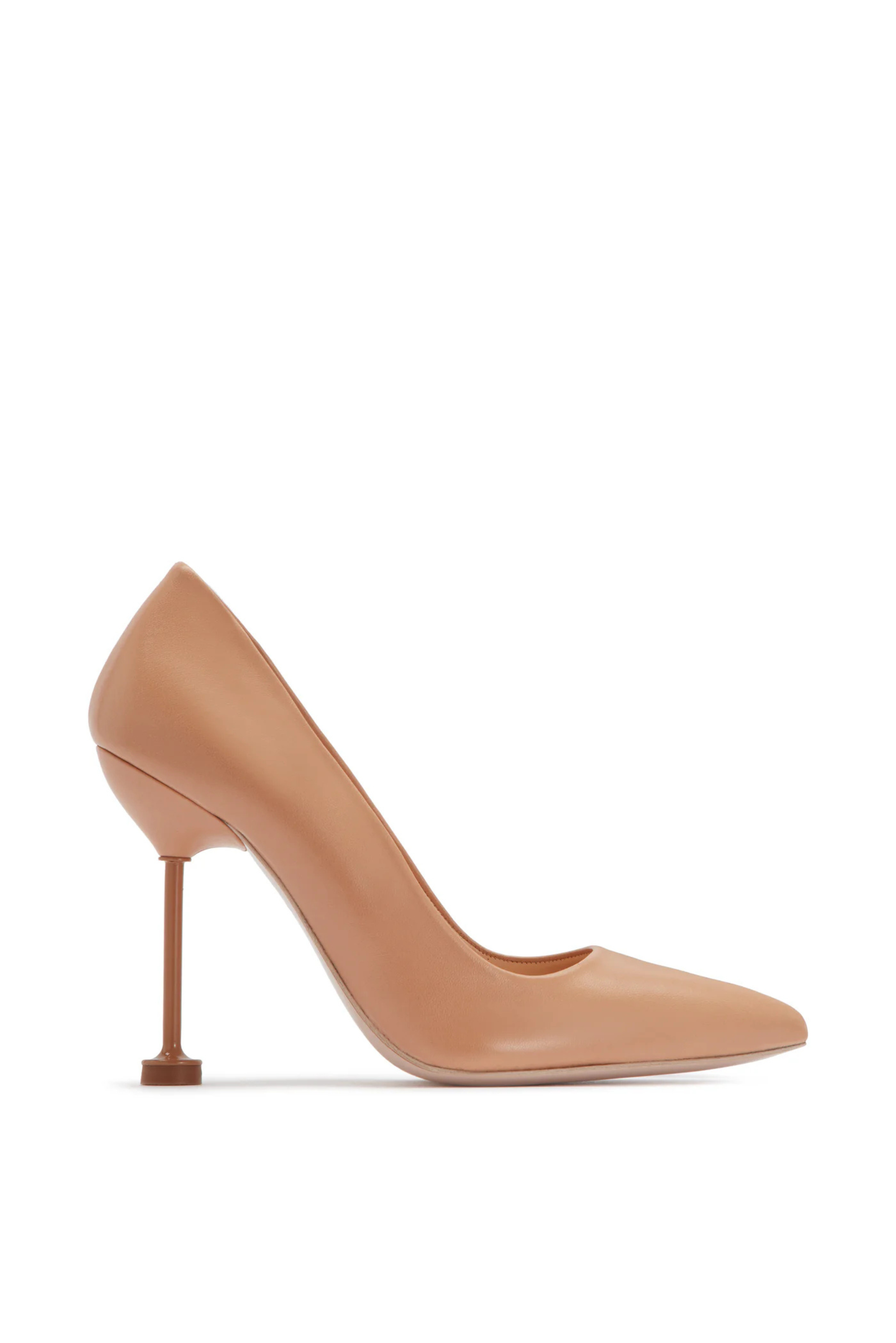 COCO Lamb Nappa Leather Pumps - Nude