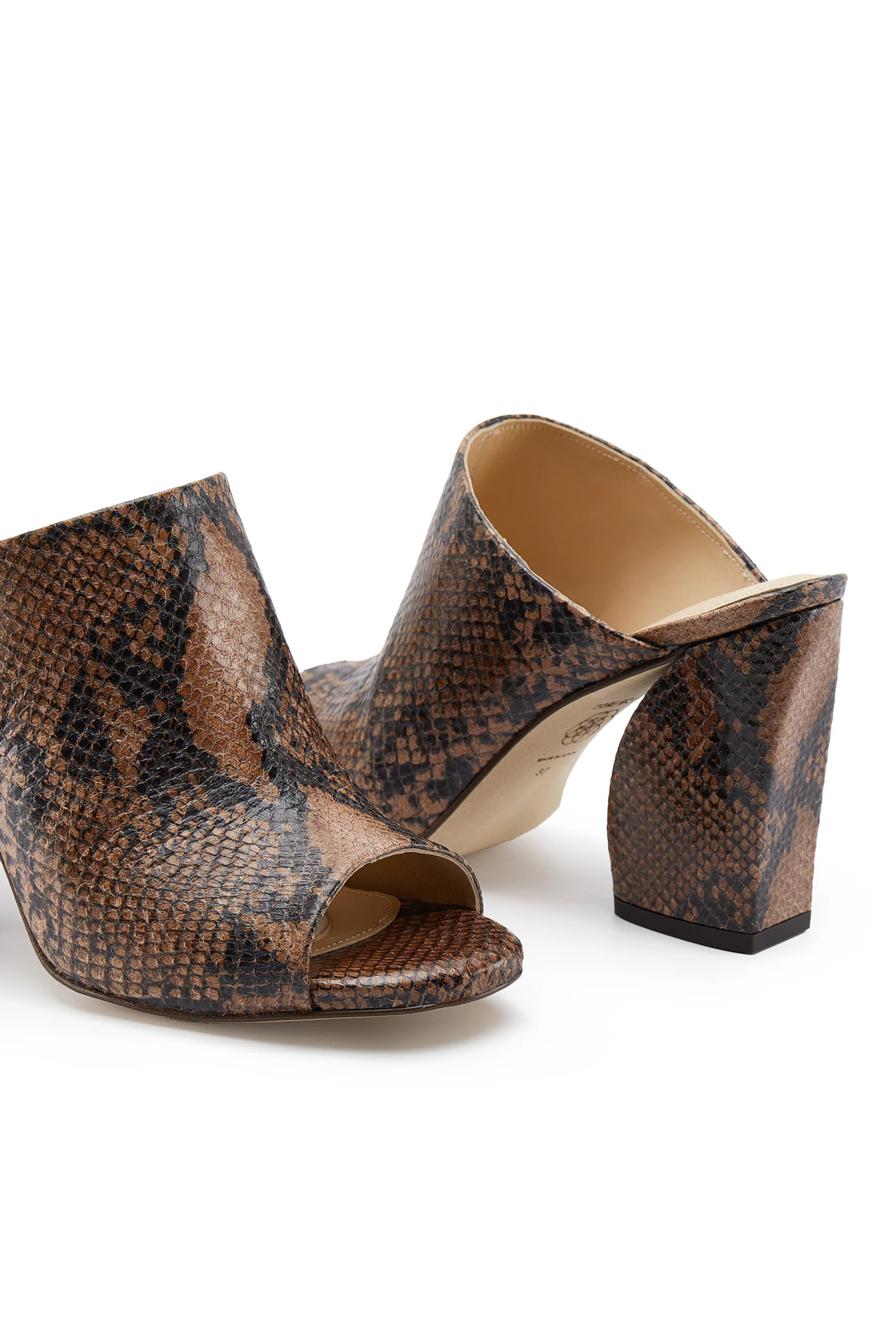 JIN JIN Pumps  - Taupe Snake