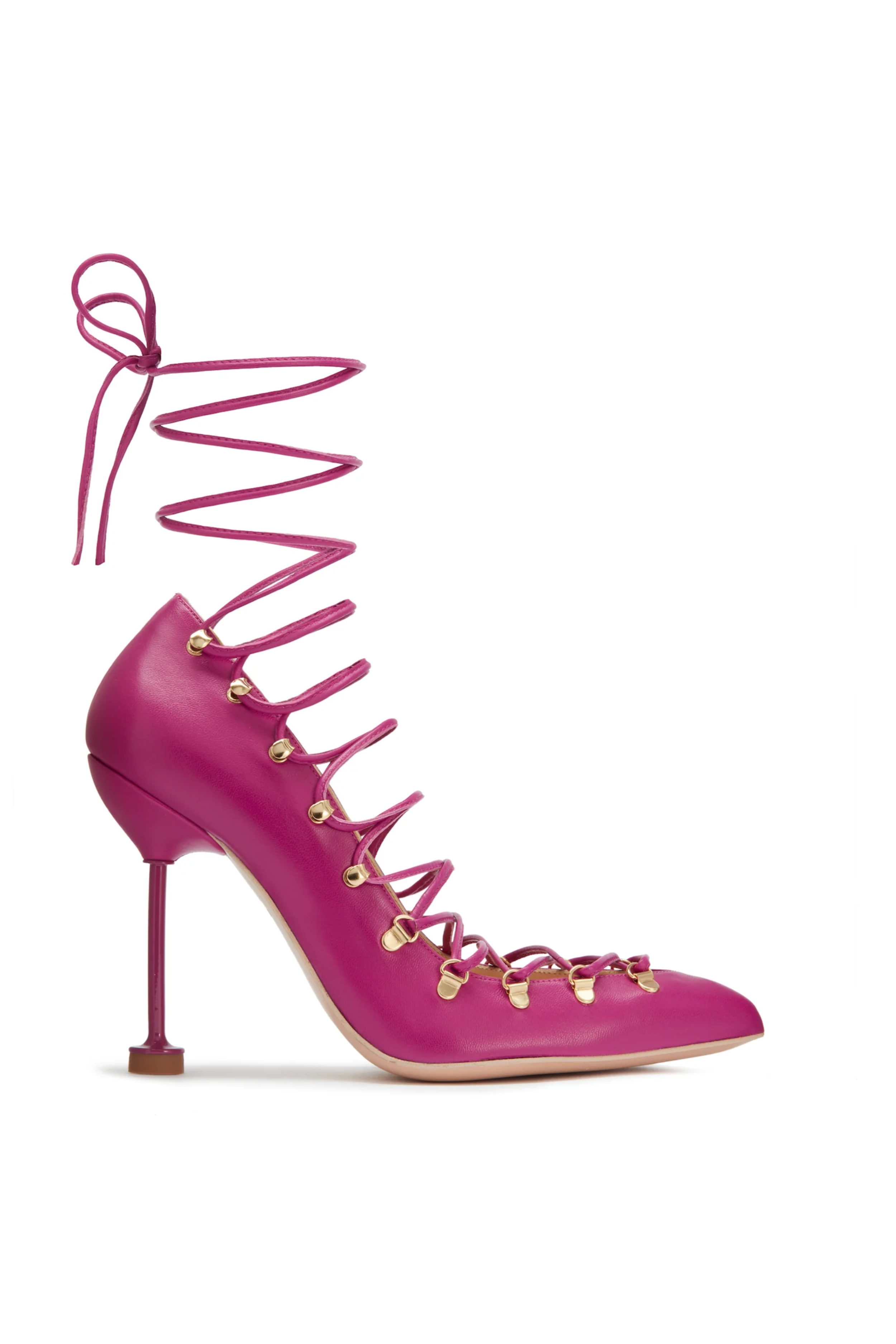 DITA Lace Up Pumps - Pink