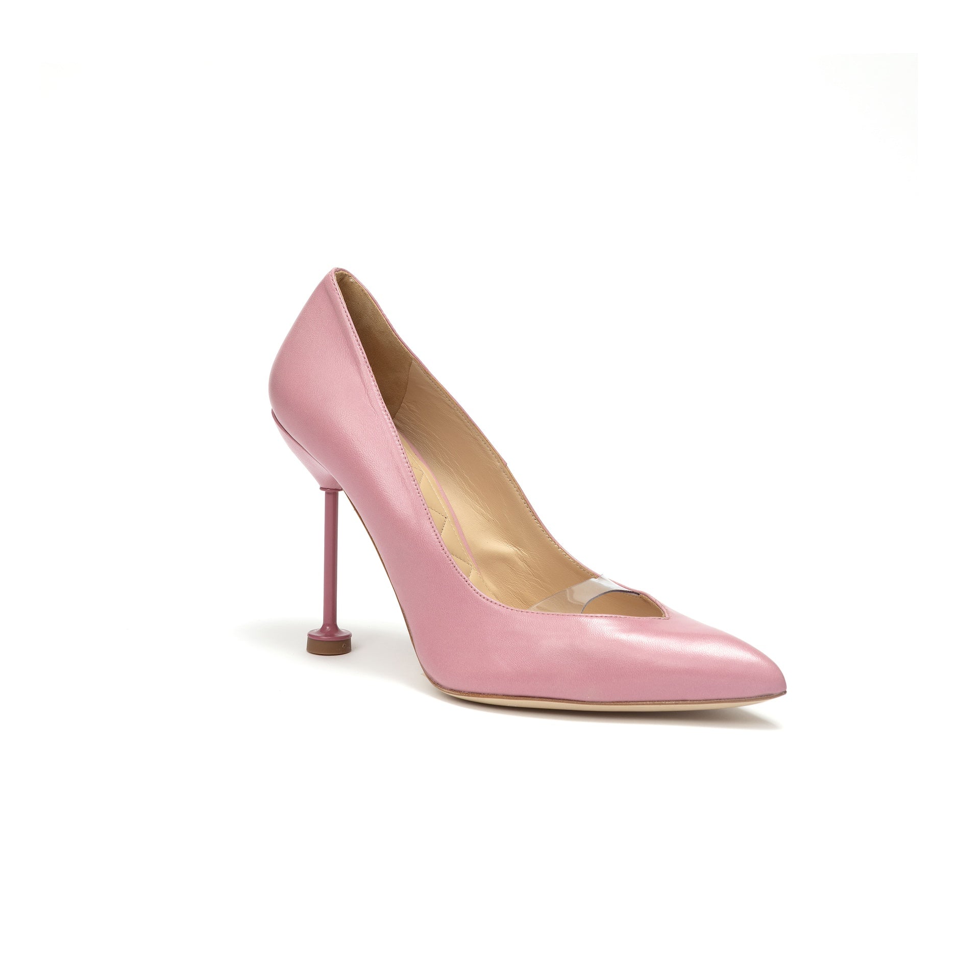 ANYA Calf Leather Pumps - Pink