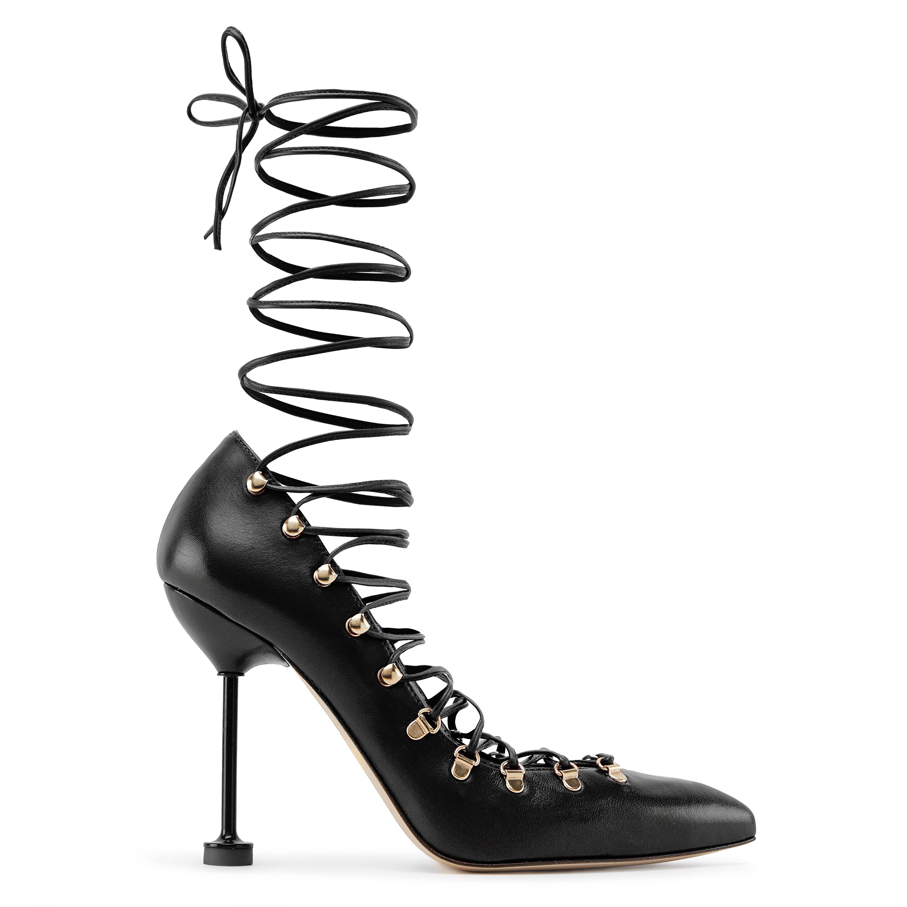 DITA Lace Up Pumps - Black