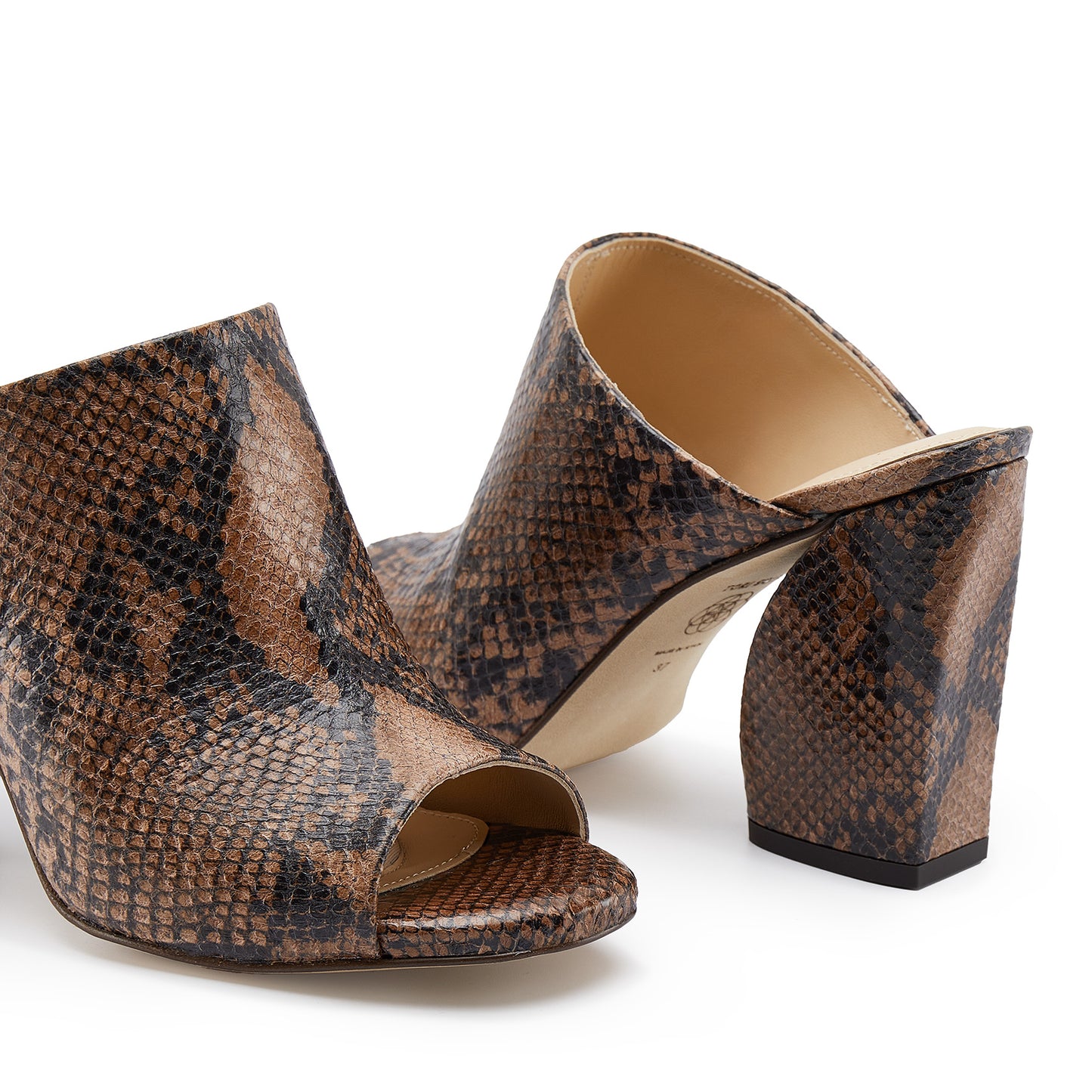 JIN JIN Pumps  - Taupe Snake