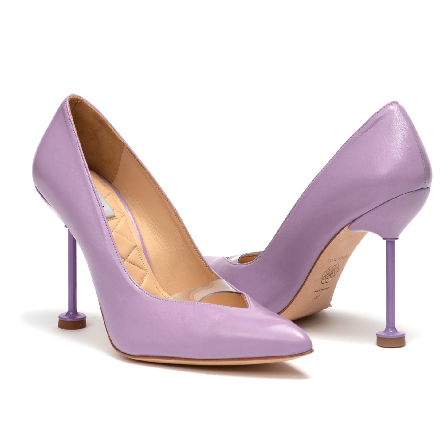 ANYA Calf Leather Pumps - Lavander