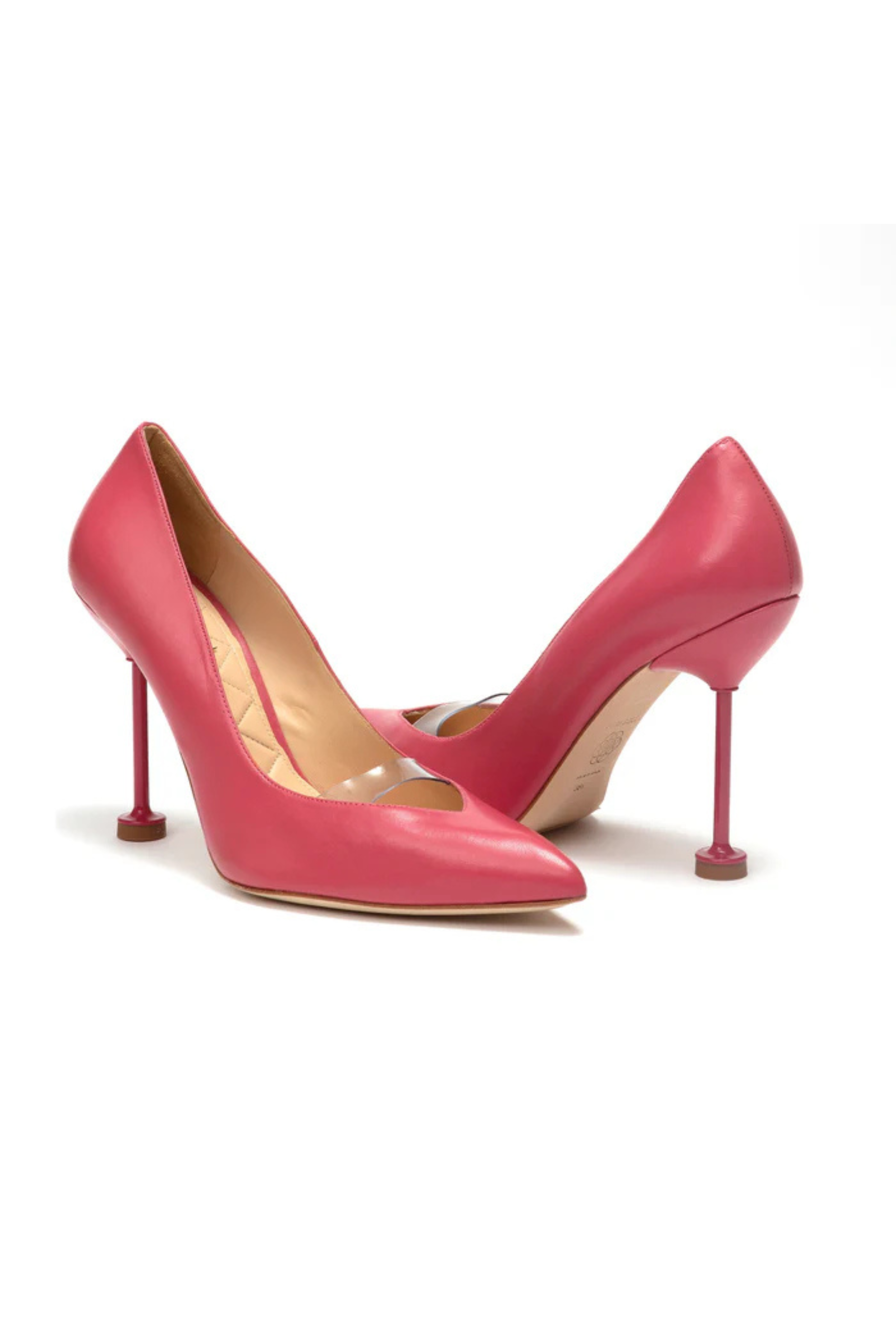 ANYA Calf Leather Pumps - Peony