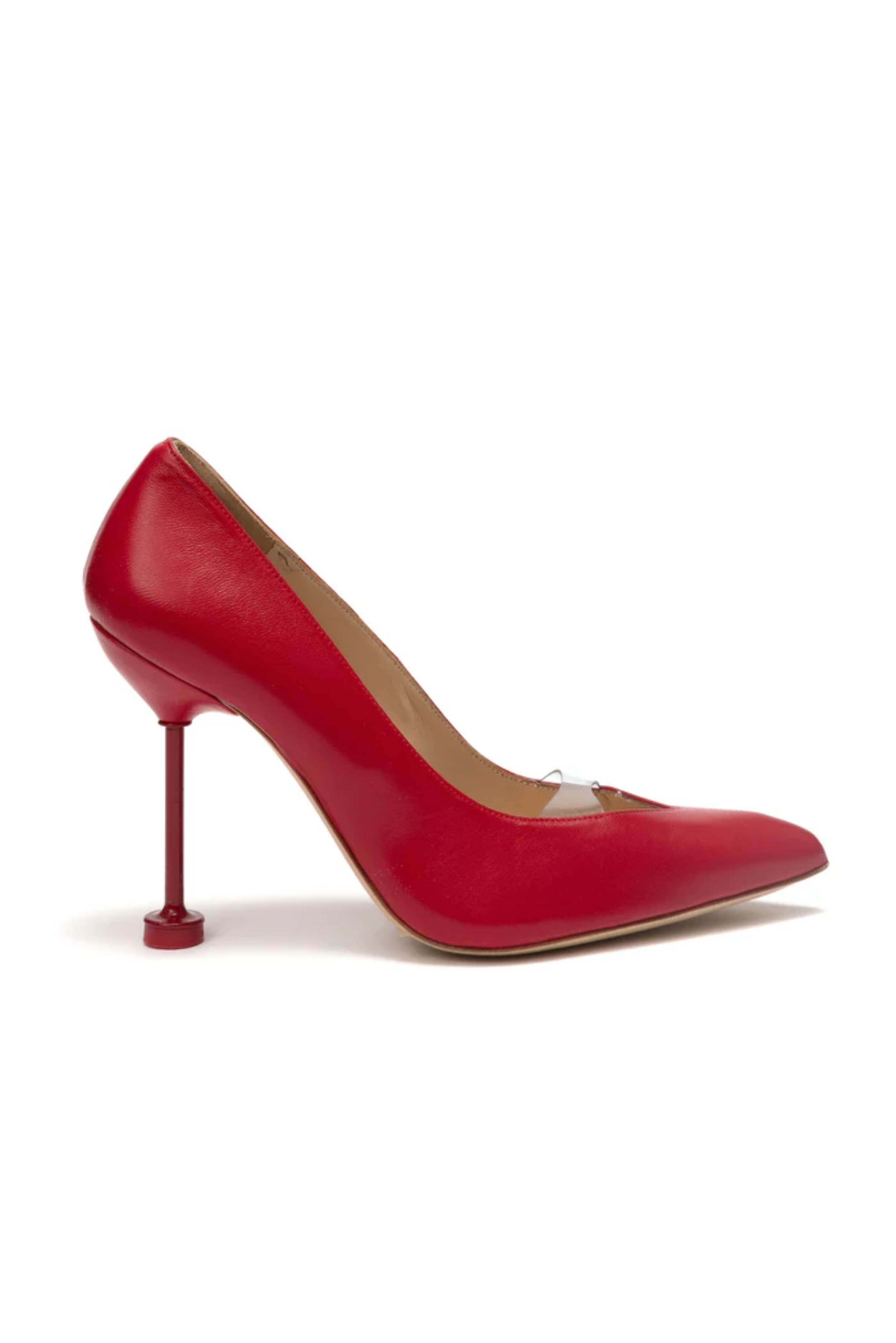 ANYA Calf Leather Pumps - Red