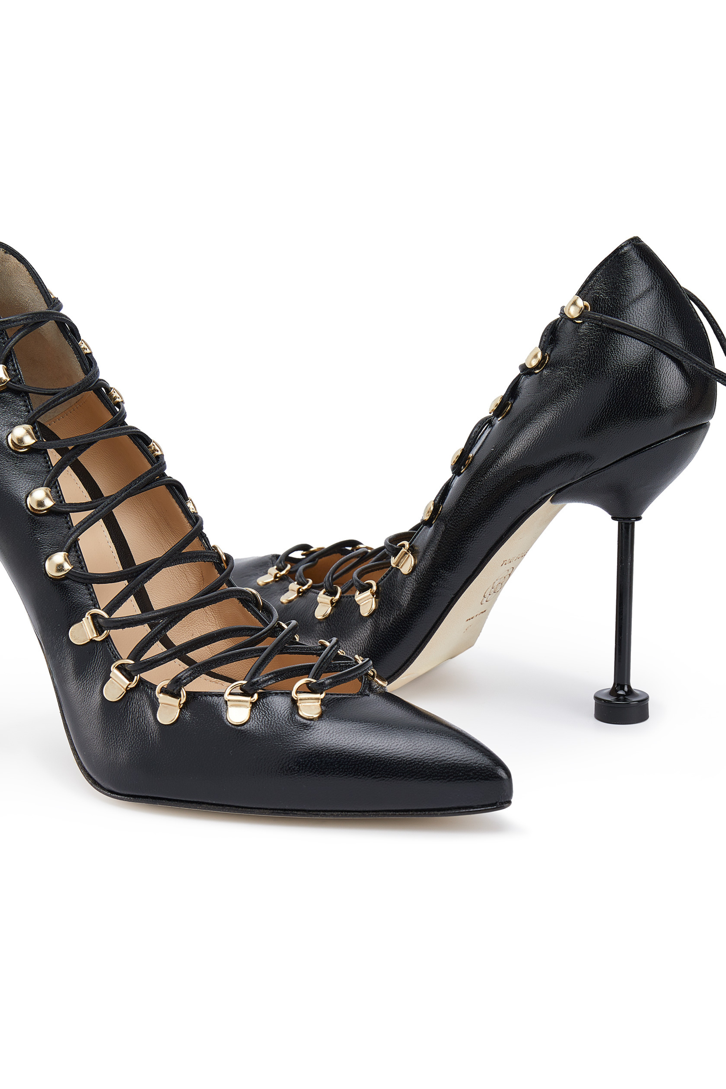 DITA Lace Up Pumps - Black