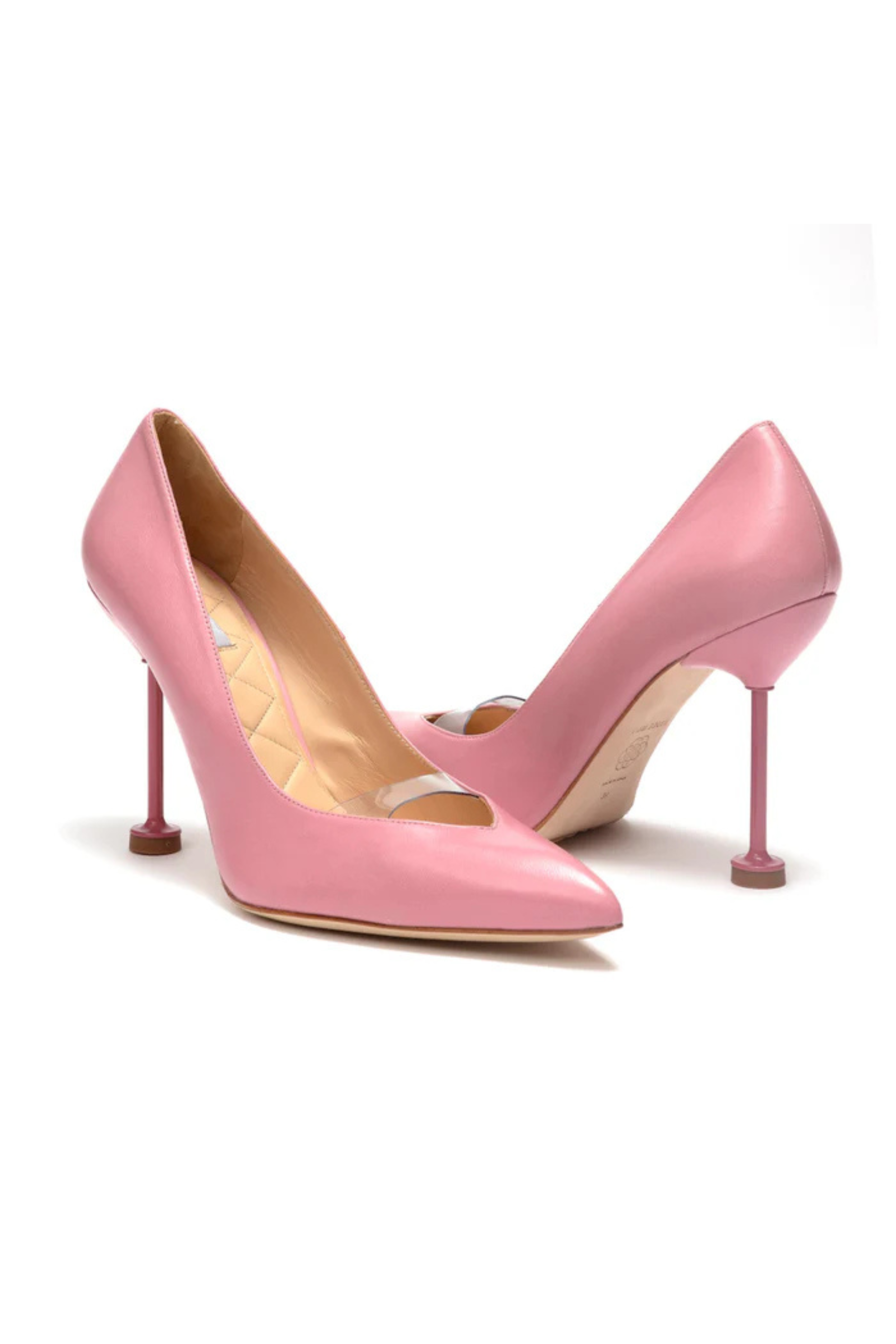 ANYA Calf Leather Pumps - Pink